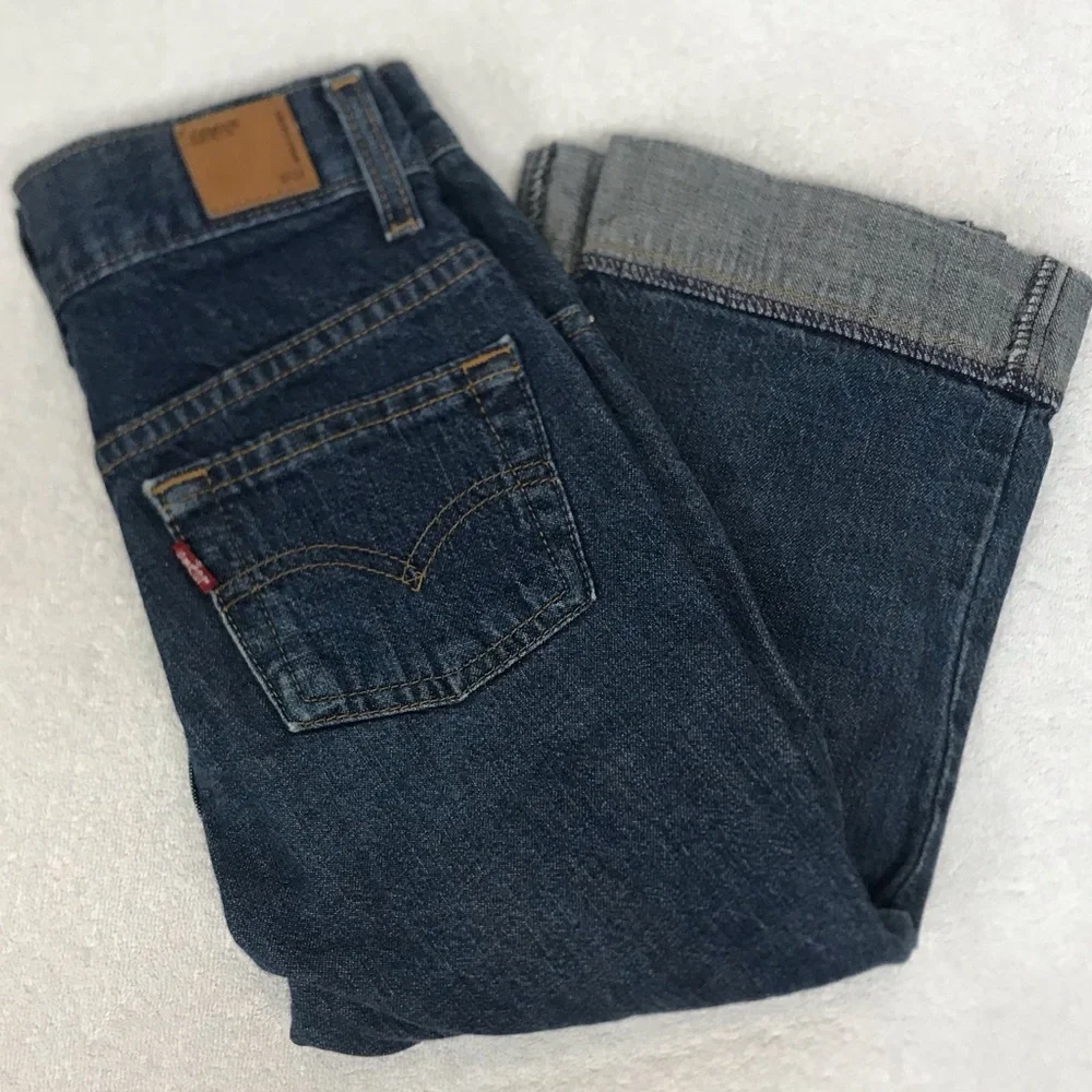 Levi’s kids size 8 Cuffed Blue Jeans